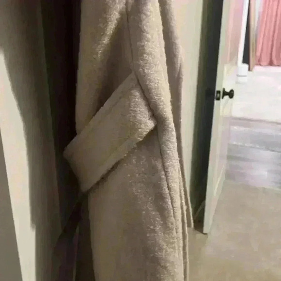 Calvin Klein Premium size XL light pink Pea Coat wool poly blend - Picture 7 of 11